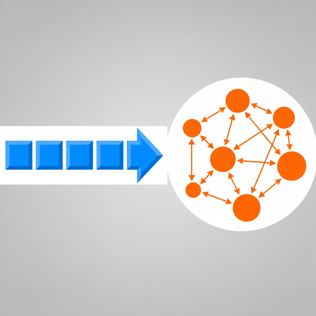 传统单体 vs 多智能体系统对比图